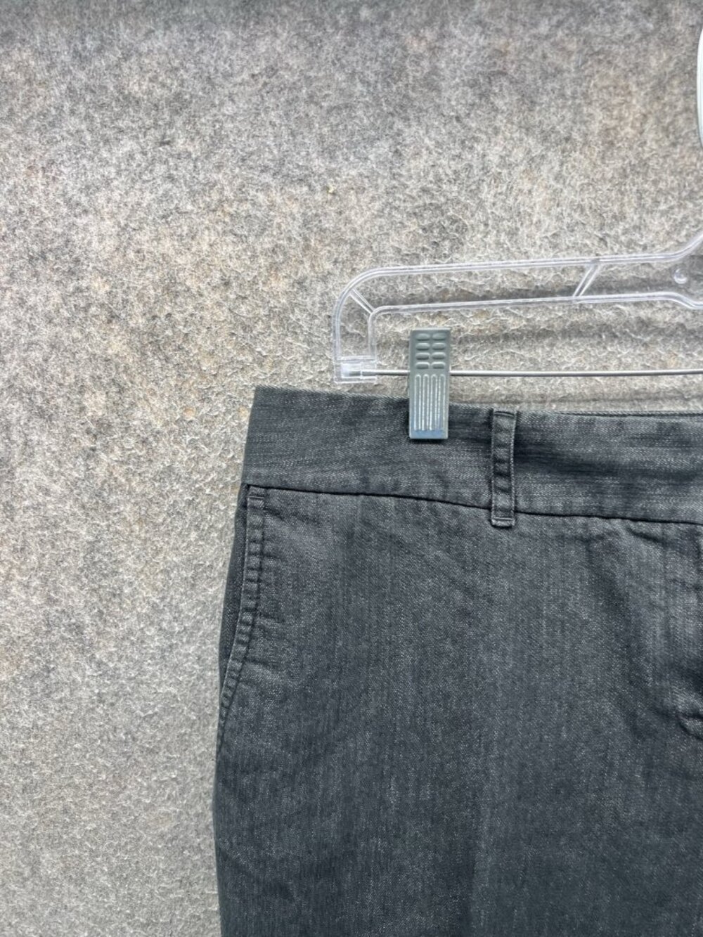 J. Jill Dress Pants Womens 12P Gray Cotton Blend Twill Straight Stretch Pockets - Picture 6 of 11